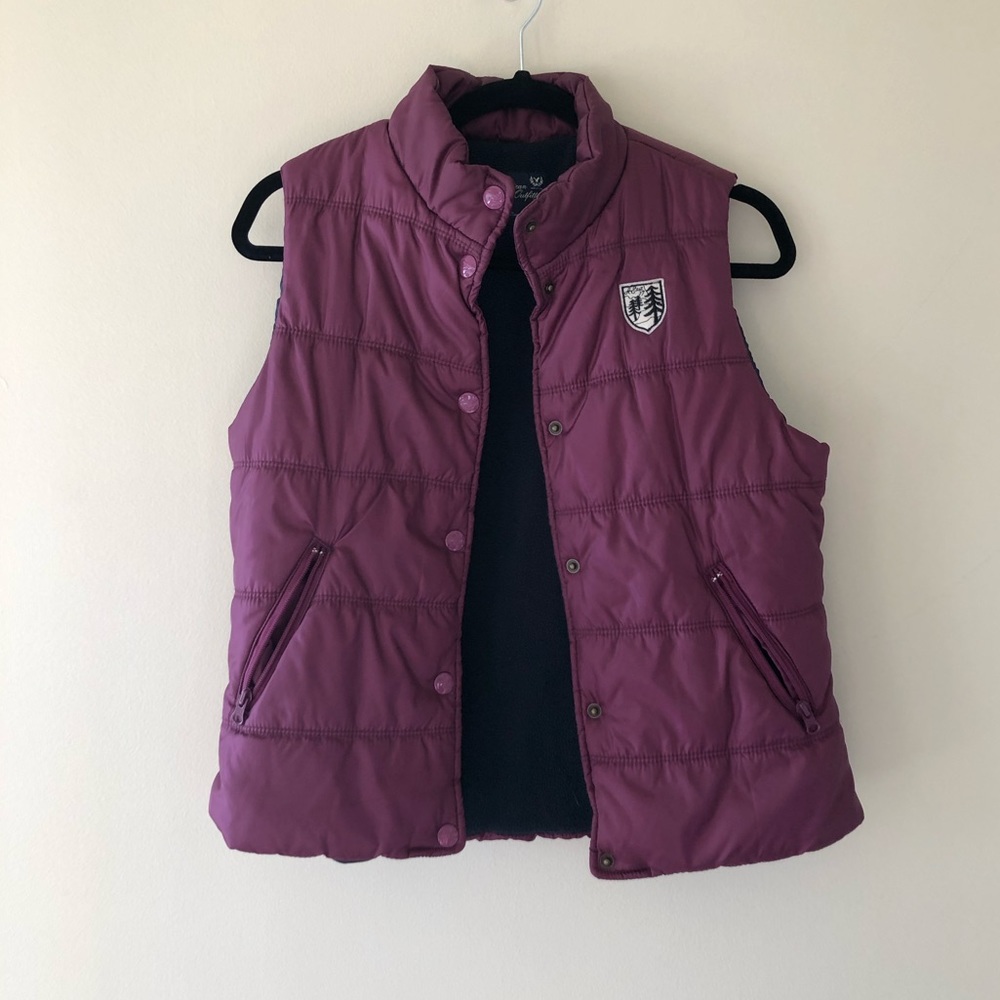 American Eagle Outfitters Magenta Vest